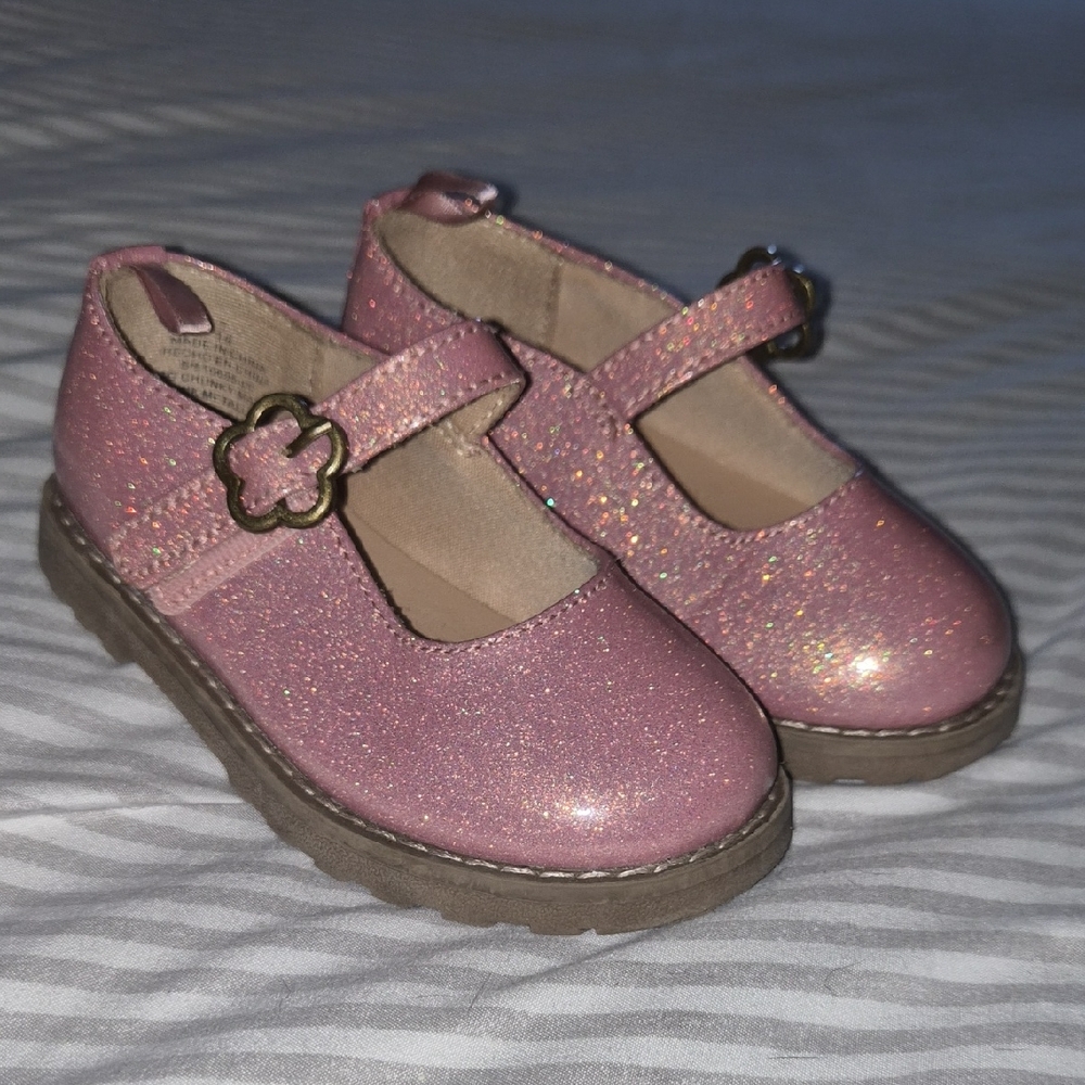 Old Navy Sparkly Pink Dress Shoes